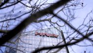 File photo of a HNA Group logo is seen on the building of HNA Plaza in Beijing, China February 9, 2018. REUTERS/Jason Lee/File Photo