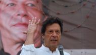 Imran Khan, chairman of the Pakistan Tehreek-e-Insaf (PTI), addressing his supporters during a campaign meeting ahead of general elections in Karachi, Pakistan, July 4, 2018. (REUTERS/Akhtar Soomro)