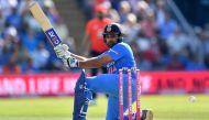 India's Rohit Sharma plays a shot during the international Twenty20 cricket match between England and India at Sophia Gardens in Cardiff, south Wales, on July 6, 2018. (AFP / Anthony DEVLIN)