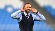 England manager Gareth Southgate salutes their fans after the match. Reuters/Dylan Martinez/File Photo