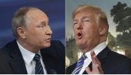 Combination pictures of Russian President Vladimir Putin and US President Donald Trump. (AFP / Natalia Kolesnikova And Nicholas Kamm / file picture)