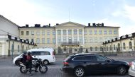 The Presidential Palace is pictured in Helsinki, Finland on July 12, 2018. US President Donald Trump meets his Russian counterpart Vladimir Putin in the Presidential Palace for the Helsinki Summit on July 16, 2018. AFP / Lehtikuva / Emmi Korhonen