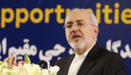 Iran's Foreign Minister Mohammad Javad Zarif speaks during a meeting with a group of economists in the capital Tehran on July 16, 2018. / AFP / ATTA KENARE