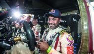 Nasser Saleh Al Attiyah (right) and co-driver Matthieu Baumel.