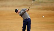 Zach Johnson of the U.S. in action during the second round. (REUTERS/Andrew Yates)
