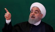 The saber-rattling began when Iranian President Hassan Rouhani cautioned Trump not to 