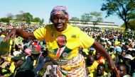 Supporters of President Emmerson Mnangagwa's ruling ZANU (PF) party attend an election rally in Mhondoro, Zimbabwe July 24. Reuters/Philimon Bulawayo