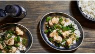 Ginger-Garlic Chicken With Green Beans. (Photo by Stacy Zarin Goldberg)