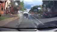 The 45-second video was viewed almost 900,000 times on YouTube as of Monday. (YouTube grab / dashcam 07 27 18) 