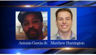 Matthew Harrington, of Henderson, Nevada, has been indicted on one count of involuntary manslaughter in the death of Antonio Garcia Jr.  Photos courtesy WDAF-TV 