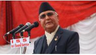 FILE PHOTO: Prime Minister KP Sharma Oli. AFP