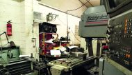 The interior of an illegal gun factory is seen in this photograph released by the National Crime Agency in Hailsham, Britain, August 22, 2018.