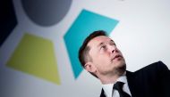 Elon Musk, CEO of SpaceX and Tesla speaks during the International Space Station Research and Development Conference in Washington DC on July 19, 2017. (AFP/Brendan Smialowski) 