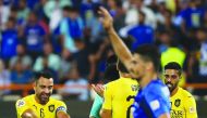 Al Sadd’s Xavi Harnandez (left) during the AFC Champions League football match against Esteghlal FC , Iran at the Azadi Stadium in Tehran on Monday.
