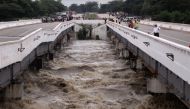 The Swar Creek bridge is seen damaged after flooding at the Yangon-Mandalay express highway in Swar Township, Myanmar, August 29, 2018. REUTERS/7Day News 
