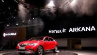 The Renault Arkana crossover is presented at the 2018 Moscow International Auto Salon in Moscow, Russia August 29, 2018. REUTERS/Maxim Shemetov