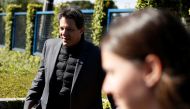 Former Sao Paulo mayor Fernando Haddad arrives at the Federal Police headquarters, where Brazilian former President Luiz Inacio Lula da Silva is imprisoned, in Curitiba, Brazil August 27, 2018. REUTERS/Rodolfo Buhrer