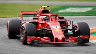 Ferrari's Kimi Raikkonen during qualifying REUTERS/Stefano Rellandini