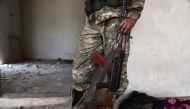 A Syrian rebel fighter from the recently-formed 