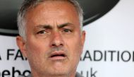 Manchester United's Portuguese manager Jose Mourinho gestures after the final whistle of the English Premier League football match between Burnley and Manchester United at Turf Moor in Burnley, north west England on September 2, 2018.  AFP / Lindsey PARNA