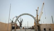 FILE PHOTO: A general view shows a locked gate of Massawa Port, Eritrea July 22, 2018. Picture taken July 22, 2018. REUTERS/Tiksa Negeri/File Photo	
