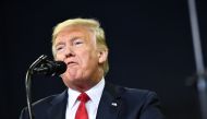 FILE PHOTO:   US President Donald Trump. AFP / MANDEL NGAN
