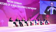 inister of Economy and Commerce, H E Sheikh Ahmed bin Jassim Al Thani (second left), Dr Ulrich Nussbaum, Germany’s Federal Minister of Economic Affairs and Energy, Sheikh Khalifa bin Jassim bin Mohammed Al Thani (third right), Chairman of Qatar Chamber, S