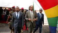 FILE PHOTO: Eritrea's President Isaias Afwerki and Ethiopia's Prime Minister, Abiy Ahmed arrive for an inauguration ceremony marking the reopening of the Eritrean embassy in Addis Ababa, Ethiopia July 16, 2018. REUTERS/Tiksa Negeri/File Photo