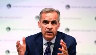 Bank of England Governor, Mark Carney, speaks during the central bank's quarterly Inflation Report press conference in London, Britain August 2, 2018. Daniel Leal-Olivas/Pool via Reuters 