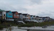 Houses along the oceanfront are empty of tourists ahead of the arrival of Hurricane Florence in Surfside Beach, South Carolina, U.S. September 13, 2018. REUTERS/Randall Hill