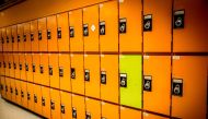Image of lockers used for representation.