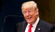 US President Donald Trump addresses the 73rd session of the United Nations General Assembly at UN. headquarters in New York, September 25, 2018. Reuters/Carlos Barria
 