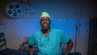 South Sudanese surgeon, Evan Atar Adaha, 52, and winner of the Nansen Refugee Award, in an operating theatre at the Maban Hospital in the town of Bunj, Maban County, South Sudan on May 7, 2018. Courtesy: UNHCR / Will Swanson