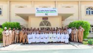The officials and staff of Ras Laffan Power Company during the event marking 12 years of operation without any accident. 