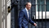 File photo of Brexit Secretary Dominic Raab. Reuters 