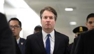 FILE PHOTO: US Supreme Court nominee Brett Kavanaugh arrives for his Senate Judiciary Committee confirmation hearing in Washington, U.S., September 27, 2018. REUTERS/Mary F. Calvert/File Photo
 
