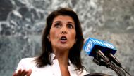 US Ambassador to the United Nations Nikki Haley speaks at a press briefing at U.N. headquarters in New York City, New York, U.S., July 20, 2018. (REUTERS/Brendan McDermid/File Photo)