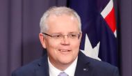 FILE PHOTO: The new Australian Prime Minister Scott Morrison attends a news conference in Canberra, Australia August 24, 2018. REUTERS/David Gray/File Photo