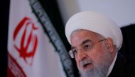 FILE PHOTO: Iran's President Hassan Rouhani. REUTERS/Brendan Mcdermid
