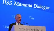 U.S. Defense Secretary James Mattis speaks during the second day of the 14th Manama dialogue, Security Summit in Manama, Bahrain October 27, 2018. REUTERS/Hamad l Mohammed