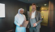 Yousuf Mohamed Al-Jaida, Chief Executive Officer, QFC and Wim De Waele, CEO and Managing Partner, B-Hive