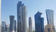 File picture of Qatar skyline used for reference.. 