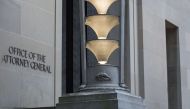 The U.S. Department of Justice is pictured on November 7, 2018 in Washington, DC. Zach Gibson/Getty Images/AFP 