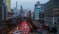 FILE PHOTO: Traffic is seen in Long Island City, Queens, New York City, U.S., November 7, 2018. REUTERS/Eduardo Munoz