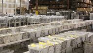 Election ballot trays at the Supervisor of Elections Service Center on November 15, 2018 in Palm Beach, Florida. Saul Martinez/Getty Images/AFP