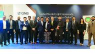 Richard Morin, CEO, Pakistan Stock Exchange; Ajay Kumar, AGM, QNB Asset Management; and Mohsin Mujtaba, Chairman, PPFQ with other distinguished guests on the sidelines of the roundtable.