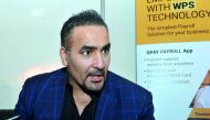 Nebil Ben Aissa, CEO and Founder, QPAY International Corporation, speaking to The Peninsula on the sidelines of the 5th Annual Information Conference for the Financial Sector at the Sheraton Grand Doha Resort and Convention Hotel yesterday. Pic: Salim Mat