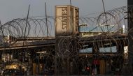 In this file photo taken on November 19, 2018 closed border crossing lines are seen at San Ysidro port of Entry, at the US-Mexico border, as US authorities prepare for the arrival of a Central American migrants' caravan, as seen from Tijuana, Mexico. / AF