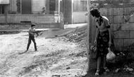 Powerful picture from the Lebanese civil war in 1975.
