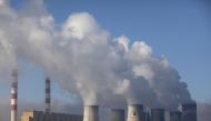 A picture taken on September 27, 2011 shows a view of the Belchatow power plant in Belchatow, near Lodz central Poland. / AFP / Darek REDOS 